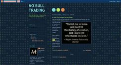 Desktop Screenshot of nobulltrading.blogspot.com