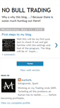 Mobile Screenshot of nobulltrading.blogspot.com