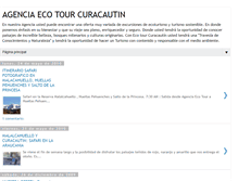 Tablet Screenshot of ecotourcuracautin.blogspot.com