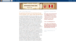 Desktop Screenshot of abogados-peru-lima.blogspot.com