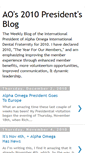 Mobile Screenshot of aopresident2010.blogspot.com