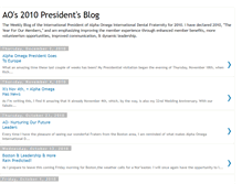 Tablet Screenshot of aopresident2010.blogspot.com