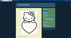 Desktop Screenshot of amorconaracely.blogspot.com