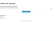 Tablet Screenshot of amorconaracely.blogspot.com