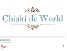 Tablet Screenshot of chiakideworld.blogspot.com