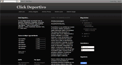 Desktop Screenshot of clickdeportivo1.blogspot.com