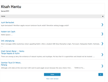 Tablet Screenshot of evolusihantu.blogspot.com