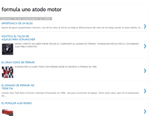 Tablet Screenshot of formulaunoatodomotor.blogspot.com
