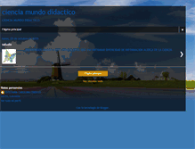 Tablet Screenshot of cienciamundodidactico.blogspot.com
