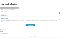 Tablet Screenshot of coy-ecobiologico.blogspot.com