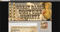 Desktop Screenshot of greatbasincostume.blogspot.com