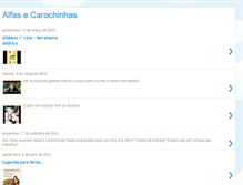 Tablet Screenshot of alfasecarochinhas.blogspot.com