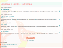 Tablet Screenshot of casualidadodisenodelabiologia.blogspot.com