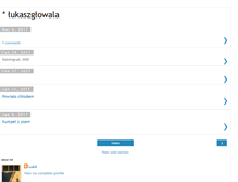 Tablet Screenshot of lukaszglowala.blogspot.com