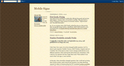 Desktop Screenshot of mobilesigns.blogspot.com