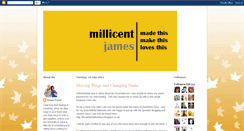 Desktop Screenshot of millicentjames.blogspot.com