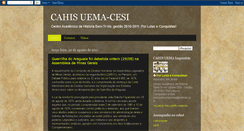 Desktop Screenshot of cahis-uema-cesi.blogspot.com