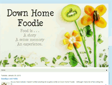 Tablet Screenshot of downhomefoodie.blogspot.com