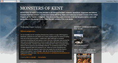 Desktop Screenshot of kentmonsters.blogspot.com