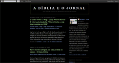 Desktop Screenshot of abibliaeojornal.blogspot.com