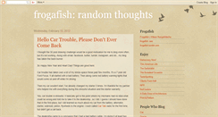 Desktop Screenshot of frogafish.blogspot.com