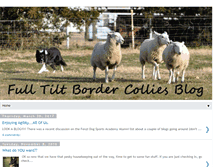 Tablet Screenshot of fulltiltbordercollies.blogspot.com