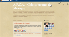 Desktop Screenshot of apcachienserrantsdumexique.blogspot.com