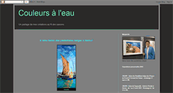 Desktop Screenshot of couleuraleau.blogspot.com