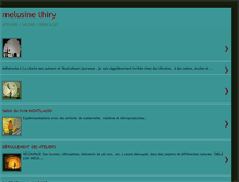 Tablet Screenshot of melusine-thiry-ateliers.blogspot.com