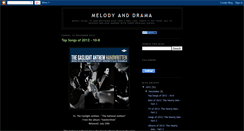 Desktop Screenshot of melodyanddrama.blogspot.com