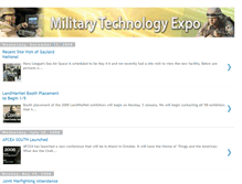 Tablet Screenshot of militarytechexpo.blogspot.com