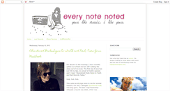 Desktop Screenshot of everynotenoted.blogspot.com