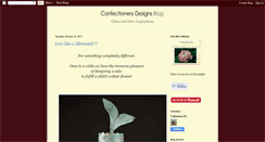 Desktop Screenshot of confectionerydesigns.blogspot.com