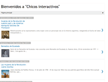 Tablet Screenshot of chicosinteractivosdela4.blogspot.com