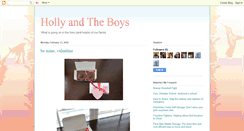 Desktop Screenshot of hollyandtheboys.blogspot.com