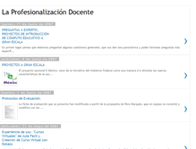 Tablet Screenshot of laprofesionalizaciondocente.blogspot.com