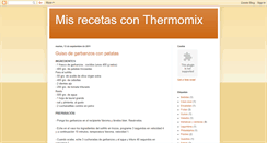 Desktop Screenshot of misrecetasconthermomix.blogspot.com