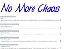 Tablet Screenshot of nomorechaosbiz.blogspot.com