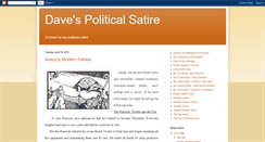 Desktop Screenshot of davespoliticalsatire.blogspot.com