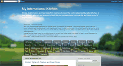 Desktop Screenshot of myinternationalkitchen.blogspot.com