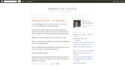 Desktop Screenshot of absolutevalue.blogspot.com