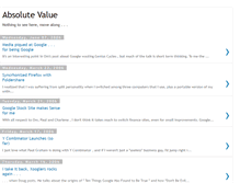 Tablet Screenshot of absolutevalue.blogspot.com