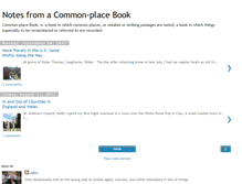 Tablet Screenshot of notesfromacommonplacebook.blogspot.com
