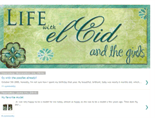 Tablet Screenshot of elcidandgirls.blogspot.com