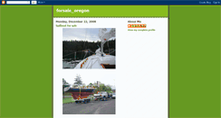 Desktop Screenshot of forsaleoregon.blogspot.com