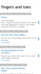 Mobile Screenshot of fingersntoes.blogspot.com