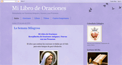 Desktop Screenshot of milibrodeoraciones.blogspot.com