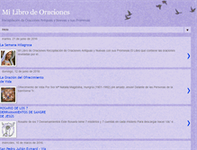 Tablet Screenshot of milibrodeoraciones.blogspot.com