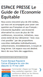 Mobile Screenshot of espacepresseguideeconomieequitable.blogspot.com