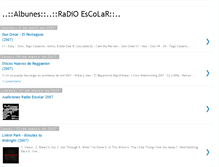 Tablet Screenshot of albunes-radioescolar.blogspot.com